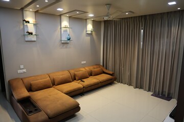 Living Room in 3 BHK Apartment at Alcon Royce, Kondhwa – for Rent