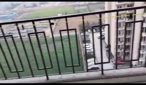 Balcony in 3 BHK Apartment at Signature Orchard Avenue 2, Sector 93 – for Sale