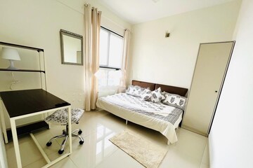 Living Room in 3 BHK Apartment at Godrej Aqua, International Airport Road – for Rent