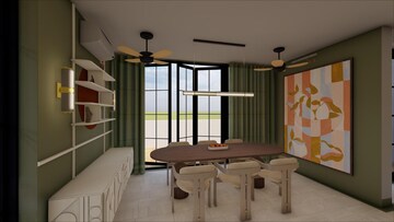 Living Room in 5 BHK Villa at Socorro – for Sale