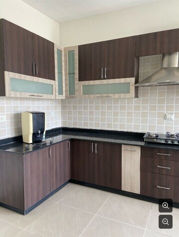 Kitchen in 2 BHK Builder Floor at Silver Corner, Rt Nagar – for Rent