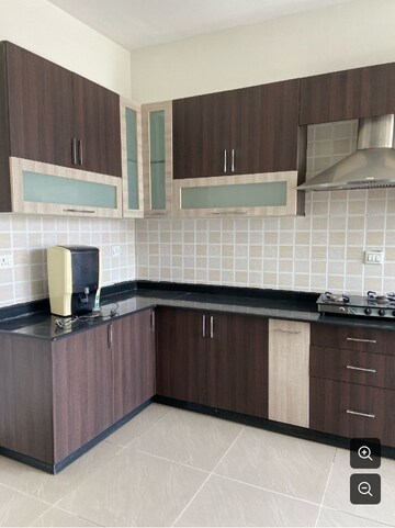 Kitchen in 2 BHK Builder Floor at Silver Corner, Rt Nagar – for Rent