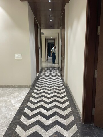 Building Lobby in 4 BHK Apartment at Greater Kailash I – for Rent