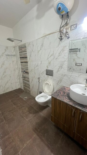 Bathroom in 3 BHK Builder Floor at East Of Kailash – for Rent