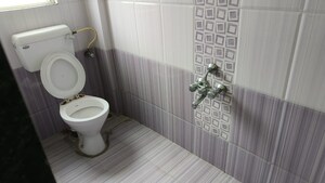 Bathroom in 2 BHK Apartment at Navi Peth – for Sale