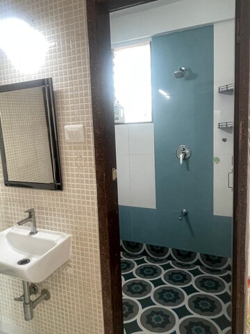 Bathroom in 2 BHK Apartment at Shree Balaji Priya Tower, Kharghar – for Rent