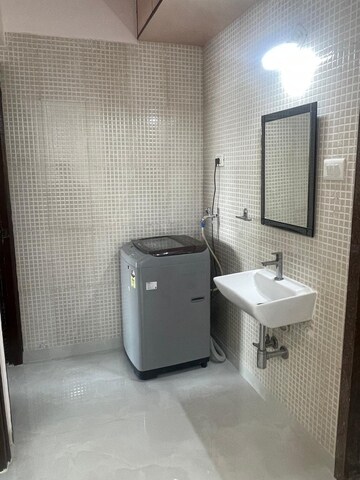 Bathroom in 2 BHK Apartment at Shree Balaji Priya Tower, Kharghar – for Rent