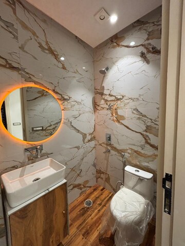 Bathroom in 4 BHK Builder Floor at Malibu Shopping Arcade, Sector 47 – for Sale