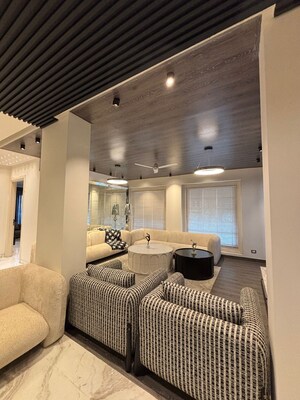 Living Room in 4 BHK Builder Floor at Malibu Shopping Arcade, Sector 47 – for Sale