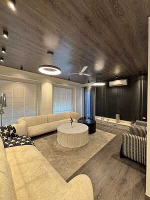 Living Room in 4 BHK Builder Floor at Malibu Shopping Arcade, Sector 47 – for Sale