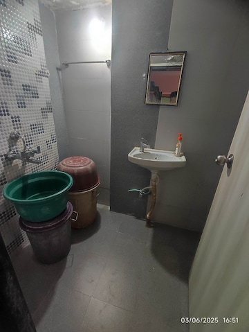 Bathroom in 2 BHK Apartment at Agarwal Lifestyle, Virar West – for Rent