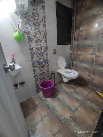 Bathroom in 2 BHK Apartment at Agarwal Lifestyle, Virar West – for Rent