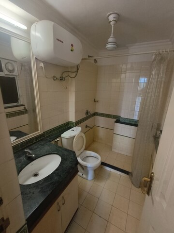 Bathroom in 4 BHK Apartment at DLF Westend Heights, Sector 53 – for Rent