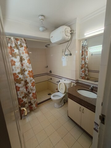 Bathroom in 4 BHK Apartment at DLF Westend Heights, Sector 53 – for Rent