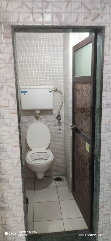 Bathroom in 1 BHK Apartment at Shree Satguru Garden, Chakala – for Rent