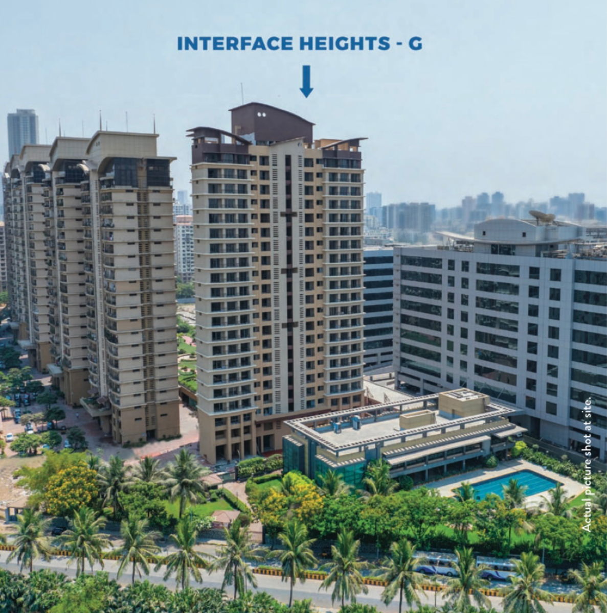 2 BHK 702 Sq.Ft. Apartment in K Raheja Interface Heights