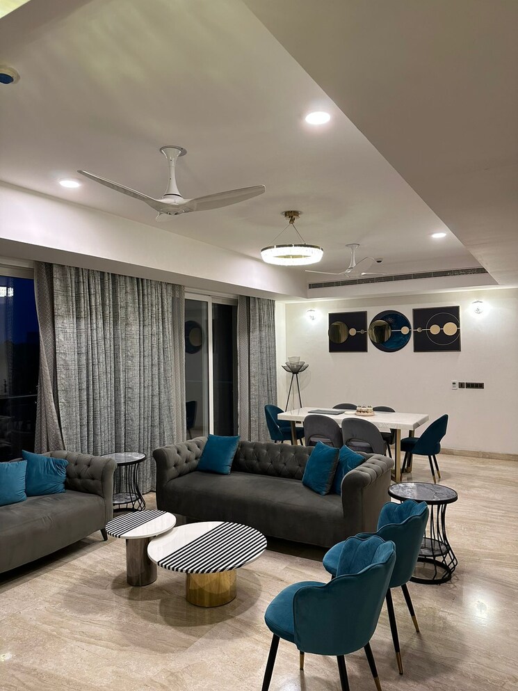 Living Room, mahindra-luminare 3 Bedroom 3000 Sq.Ft. Apartment In Sector 59 Gurgaon 8829246