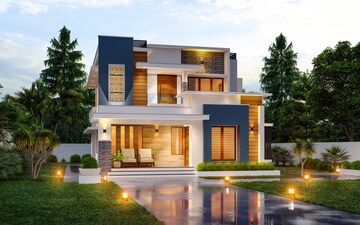 3 BHK Villa – Exterior View View at Olavakkode - for Sale