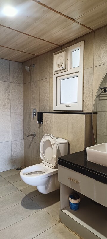 Bathroom in 2 BHK Apartment at Prestige High Fields Gachibowli, Gachibowli – for Rent