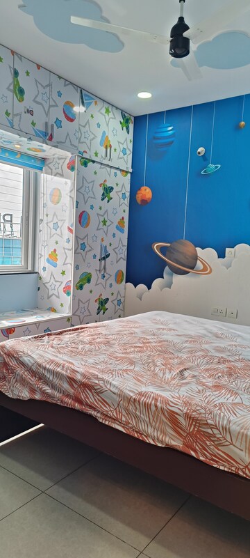 Bedroom in 2 BHK Apartment at Prestige High Fields Gachibowli, Gachibowli – for Rent