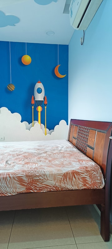 Bedroom in 2 BHK Apartment at Prestige High Fields Gachibowli, Gachibowli – for Rent