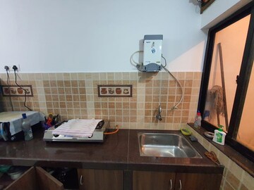 Kitchen in 1 BHK Apartment at Candolim – for Rent