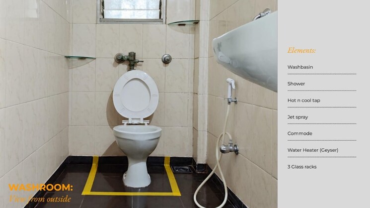 Bathroom, lalani-valentine-apartment 2 Bedroom 1050 Sq.Ft. Apartment In Malad East Mumbai 8829361