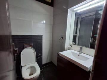 Bathroom in 3 BHK Builder Floor at Chittaranjan Park – for Rent