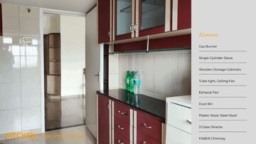 Kitchen in 2 BHK Apartment at Valentine Apartments, Goregaon East – for Rent