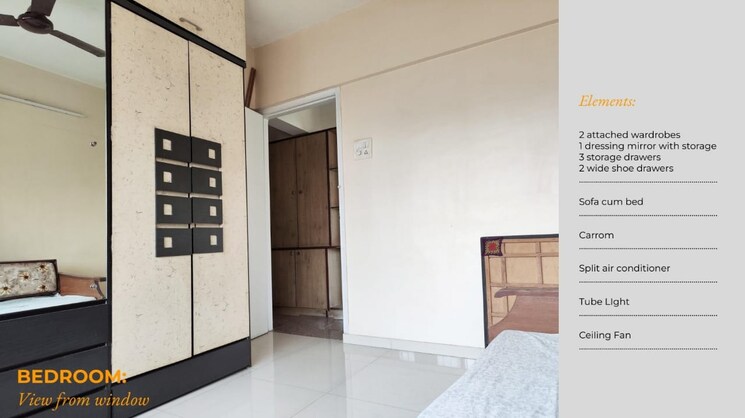 Room, valentine-apartments 2 Bedroom 1050 Sq.Ft. Apartment In Goregaon East Mumbai 8829445