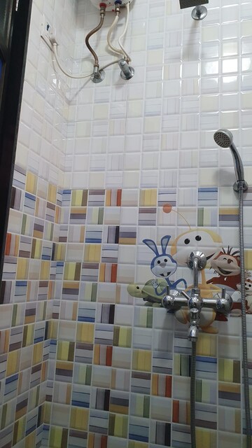 Bathroom in 1 BHK Apartment at Vrindavan CHS Malad, Malad East – for Rent