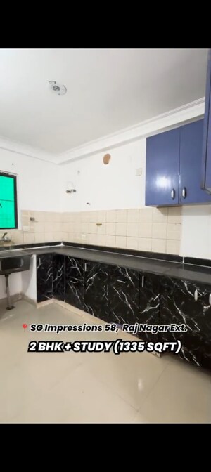 Kitchen in 2.5 BHK Apartment at SG Impressions 58, Raj Nagar Extension – for Sale