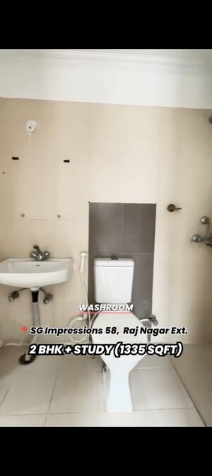 Furnished Amenities in 2.5 BHK Apartment at SG Impressions 58, Raj Nagar Extension – for Sale