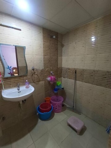 Bathroom in 3 BHK Apartment at Asset Aura, Gunjur – for Rent