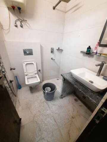 Bathroom in 2 BHK Builder Floor at Malviya Nagar – for Rent