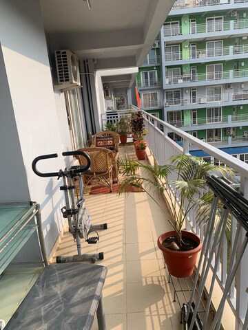 Balcony in 2 BHK Apartment at Pacific Golf Estate, Kulhan – for Rent