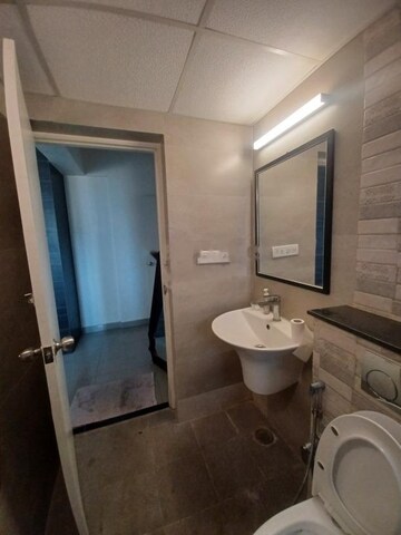 Bathroom in 3 BHK Apartment at Golden Palms Apartment Bangalore, Thanisandra Main Road – for Rent