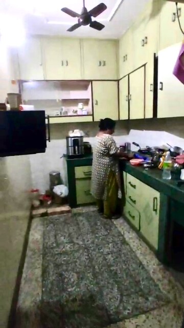 Kitchen in 2 BHK Builder Floor at Mehrauli – for Rent