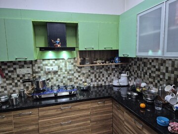 Kitchen in 2 BHK Apartment at Prestige Lakeside Habitat, Varthur – for Rent