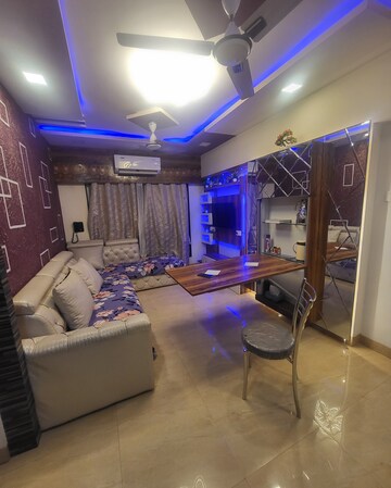 Living Room in 1.5 BHK Apartment at Dosti Avenue, Sakinaka – for Rent