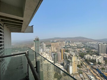 Balcony in 3 BHK Apartment at JP Decks, Goregaon East – for Rent