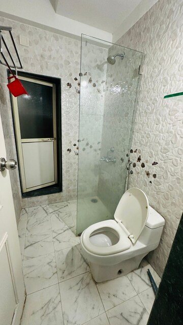 Bathroom in 2 BHK Apartment at Hiranandani Athena, Ghodbunder Road – for Rent