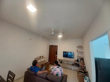 Living Room in 1 BHK Apartment at Vaishnavi Serene, Yelahanka – for Rent