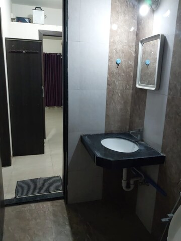 Bathroom in 2 BHK Apartment at Sharda Florentia, Kharadi – for Rent