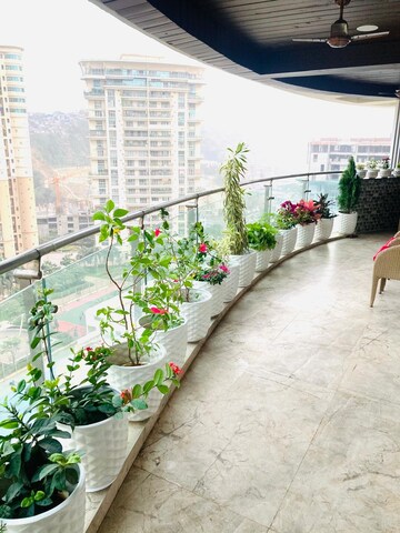 Balcony in 3 BHK Apartment at Nahar Amrit Shakti, Chandivali – for Rent
