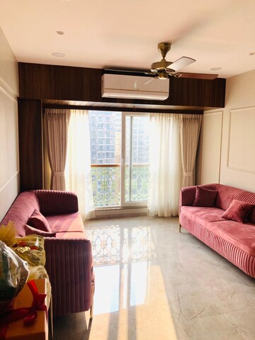 Living Room in 3 BHK Apartment at Nahar Amrit Shakti, Chandivali – for Rent