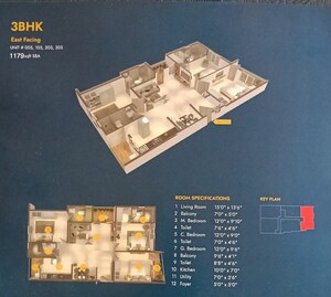 Master Plan in 3 BHK Apartment at Harapanahalli – for Sale