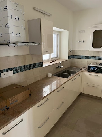 Kitchen in 3 BHK Apartment at New Ashok Nagar – for Rent