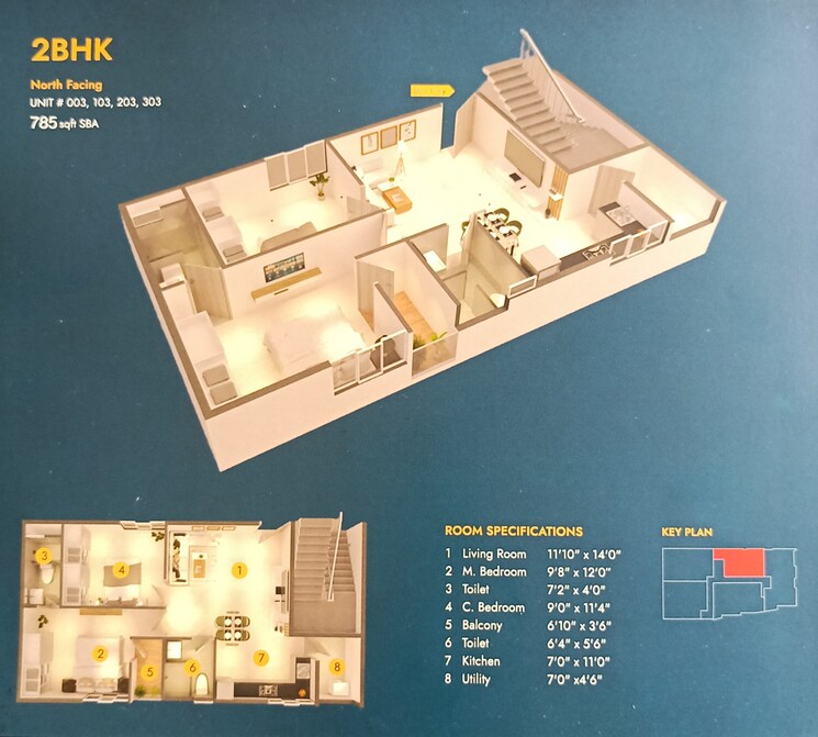 Master Plan, harapanahalli 2 Bedroom 785 Sq.Ft. Apartment In Harapanahalli Bangalore 8830268