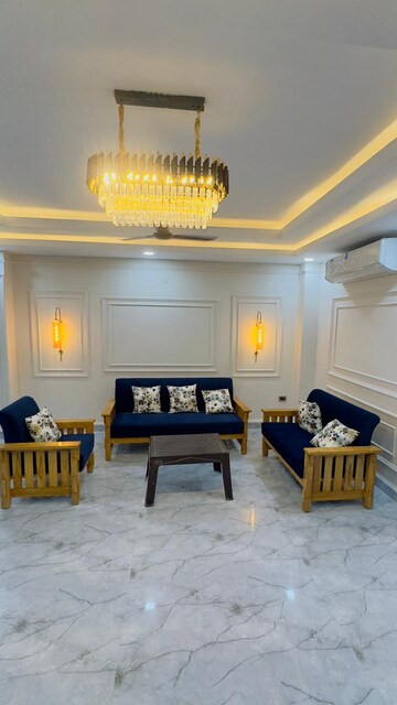 Living Room in 3 BHK Builder Floor at Jakhan – for Rent